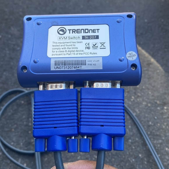 TRENDnet 2-Port USB KVM Switch Kit with Audio, (2) USB KVM Cables, (2) USB - Picture 1 of 15